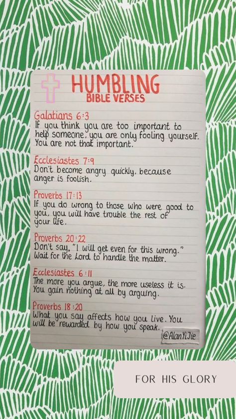 Humble Bible, Ecclesiastes 7 9, Bible Verses For Teens, Encouragement Quotes Christian, Proverbs 20, Love Christian, Winter Arc, Bible Study Topics, Christian Board