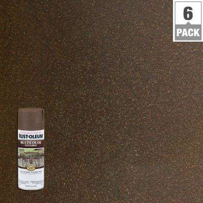 12 oz. Protective Enamel Multi-Colored Textured Autumn Brown Spray Paint (6-Pack) Glitter Wall Paint, Brown Spray Paint, Portable Paint Booth, Paint Autumn, Textured Spray Paint, Glitter Paint For Walls, File Cabinet Makeover, Glitter Spray Paint, Hover Craft