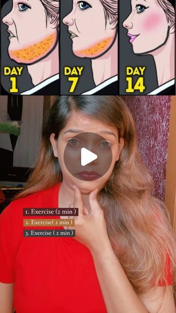 Muskan Rana Yoga on Instagram: "Sharp jawline? 💙✨  #muskanrana #jawline #doublechin #facefat #yogawithmuskan #yoga #faceyoga" Workout Jawline, Sharp Jawline Exercises Women, How To Get Sharp Jawline, Sharp Jawline Exercises, Face Massage For Slimmer Face, Jawline Exercise Women, Sparkly Eyeshadow Tutorial, Glitter Eyeliner Tutorial, Face Message