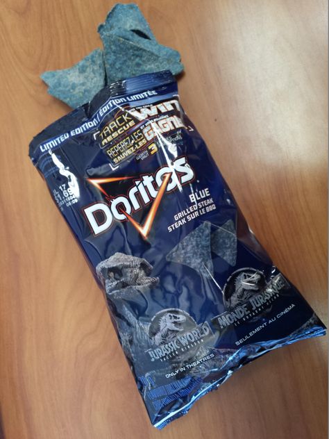 These Blue Doritos. Blue Doritos, Grilled Steak, Chip Bag, Steak, Snack Recipes, I Hope, Chips, Blue, Quick Saves