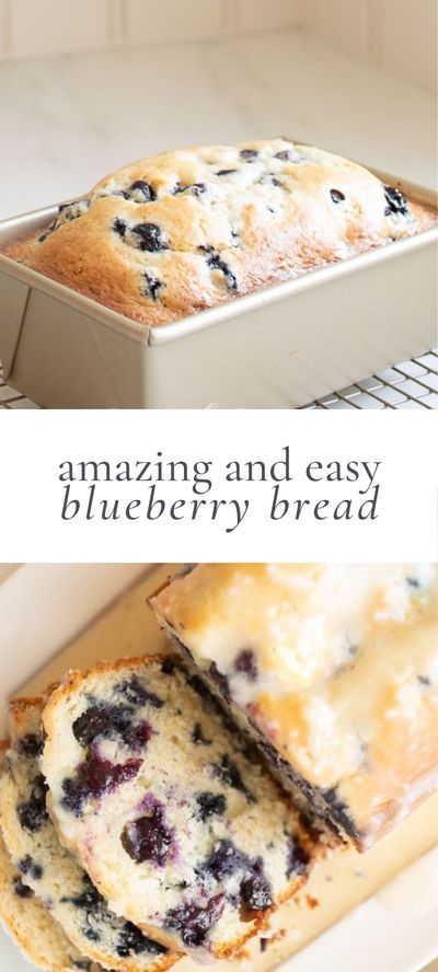 Best Blueberry Bread, Blueberry Recipes Easy, Desserts Blueberry, Easy Blueberry Bread, Blueberry Loaf Cake, Blueberry Loaf Cakes, Blueberry Bread Recipe, Blueberry Desserts Recipes, Muffins Blueberry