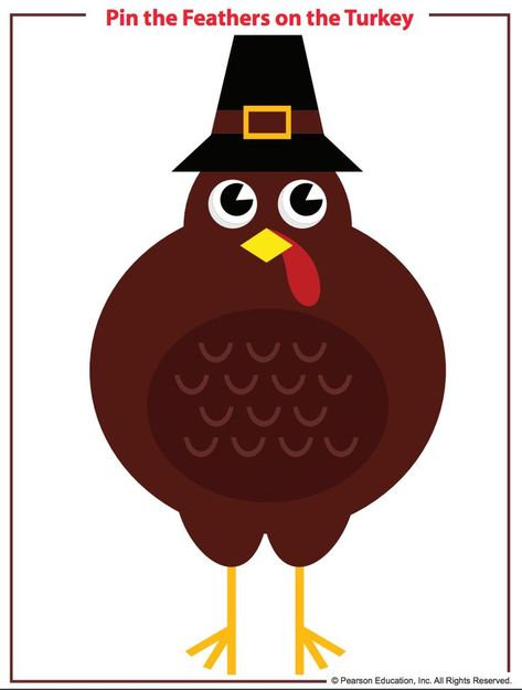 Turkey Free Printable, Turkey Games, Kindergarten Thanksgiving, Fun Thanksgiving Games, Thanksgiving Potluck, Thanksgiving Games For Kids, Thanksgiving Lessons, Pin The Tail, Thanksgiving School