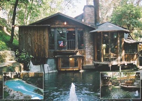 Frank Zappa's Former House In Laurel Canyon In Los Angeles Vintage Thoughts, Cowboy Star, David Crosby, Star Tom, Rock And Roll History, Stephen Stills, Revolving Door, Lookout Mountain, Grassy Field