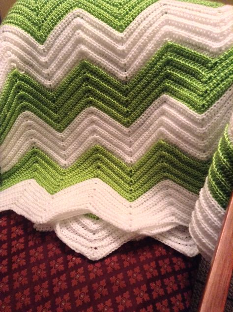 Lime Green Crochet Blanket, Chevron Blankets, Lime Green Crochet, Crochet Chevron, Chevron Blanket, Green Crochet, Chunky Blanket, Off The Hook, Blanket Crochet Pattern