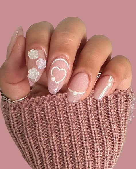 8. Pink Dip Nails, Dip Nail Designs, Pink Dip, Purple Glitter Nails, Glitter Accent Nails, Candy Cane Nails, Squoval Nails, Dip Nail, Decal Ideas