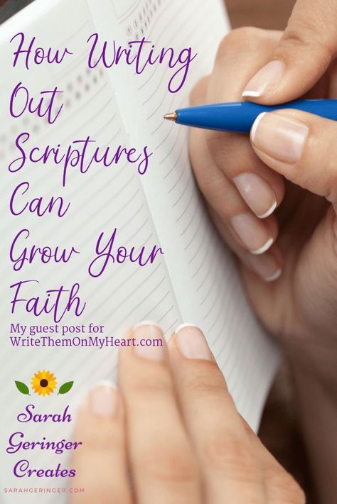 Writing down Scripture helps us remember it and put it into practice. It can serve as a guard or warning, or help us focus on uplifting truths. Learn more about how this can grow your faith in my recent post. #scripture #Christianliving #studyscripture #Bible Grow Your Faith, Christian Meditation, Scripture Writing Plans, Prayer Journaling, Writing Plan, Bible Study Tips, Scripture Study, Women Of Faith, Christian Encouragement