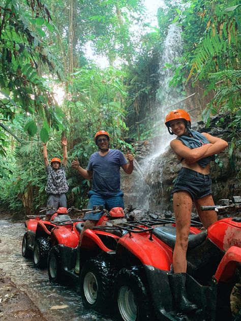 Hawaii Atv, Jungle Waterfall, Cancun Photos, Puerto Rico Pictures, Bali Vacation, Atv Riding, Atv Tour, Oregon Travel, Road Trip Fun