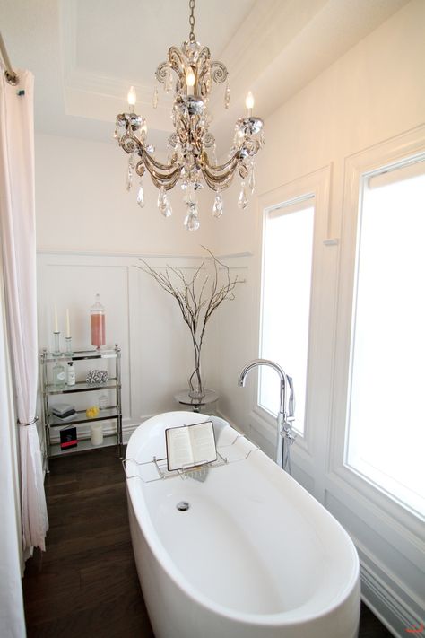 Bathroom with wainscotting