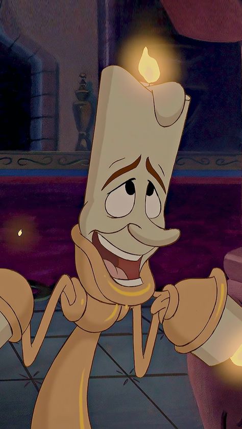 This is one of my favourite Disney characters so fun Lumiere Disney Comebacks, Beauty And The Beast Lumiere, Lumiere Beauty And The Beast, Belle Icon, Beauty And The Beast Art, Beast Disney, Disney Belle, Princess Charming, Beauty Beast