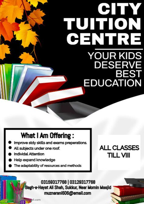 Tution Pamplet Design, Tuition Classes Poster, Tuition Flyer, Classes Poster, Pamplet Design, Tutoring Flyer, Tuition Centre, Education Poster Design, Tuition Classes