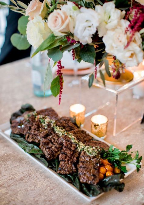 Wedding Steak Buffet, Wedding Food Steak, Steak Wedding Dinner, Wedding Main Dishes, Wedding Foods Main Course, Wedding Main Course, Wedding Steak, Wedding Dinner Food, Buffet Signage