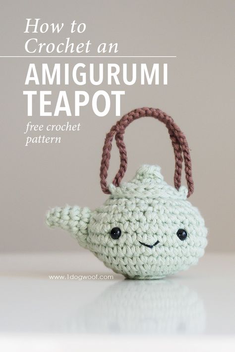 Amigurumi Teapot, Knitting Amigurumi, Beau Crochet, Confection Au Crochet, Handmade Yarn, Pola Amigurumi, Crochet Food, Crochet Amigurumi Free, Crochet Simple