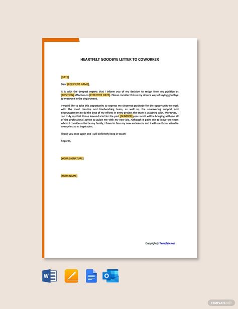 Free Heartfelt Goodbye Letter To Coworkers #AD, , #affiliate, #Heartfelt, #Free, #Goodbye, #Coworkers, #Letter Heartfelt Goodbye Letter To Coworkers, Goodbye Letter To Coworkers, Farewell Email, Goodbye Letter, Resignation Letter, Free Lettering, Letter Sample, Email Templates, Google Docs