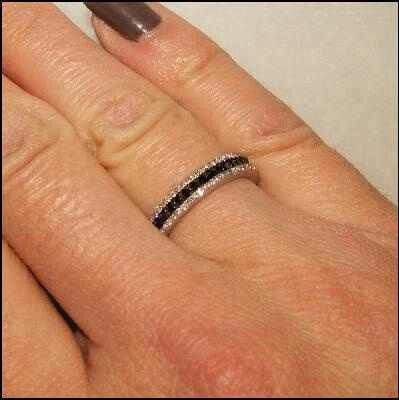 Wedding Rings Stacked, Black Diamond Rings, Rings Stacked, Black Diamond Bands, Black Wedding Rings, Black Diamond Ring, Special Deals, Eternity Ring Diamond, Diamond Rings Bands