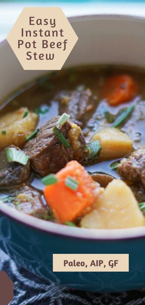 Aip Beef Stew, Beef Stew Paleo, Paleo Beef Stew, Paleo Easy, Traditional Beef Stew, Instant Pot Beef Stew, Crockpot Recipes Beef Stew, Pot Making, Hearty Beef Stew