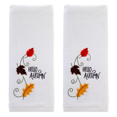 PRICES MAY VARY. 100% Cotton Includes 2 hand towels 100% Cotton (Exclusive of decoration) Kitchen Sewing, Tiny Embroidery, Autumn Embroidery, Bar Gift, Quilted Gifts, Small Company, 3d Hand, Bar Gifts, Welcome Fall