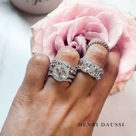 Henri Daussi Engagement Rings, Engagement Ring Stack, Henri Daussi, Jewerly Art, Push Presents, Bridal Engagement Rings, Ring Stack, Shine Bright Like A Diamond, Yellow Diamond