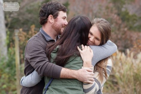 3 People Hugging Drawing Reference, 3 People Hugging Reference, Hug Photo Reference, People Hugging Photography, Hug Reference Photography, Three Person Hug Reference, Three People Hugging Reference, 3 People Hugging, Outdoor Wedding Proposal