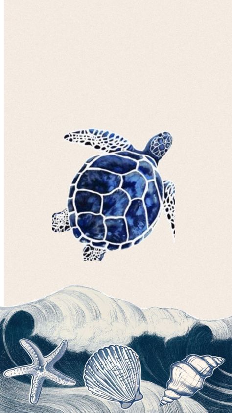 Cute Turtle Wallpaper, Pinterest Posters, Turtle Wallpaper, Ocean At Night, Cute Summer Wallpapers, Christmas Phone Wallpaper, Christmas Card Art, Bleach Art, Poster Room