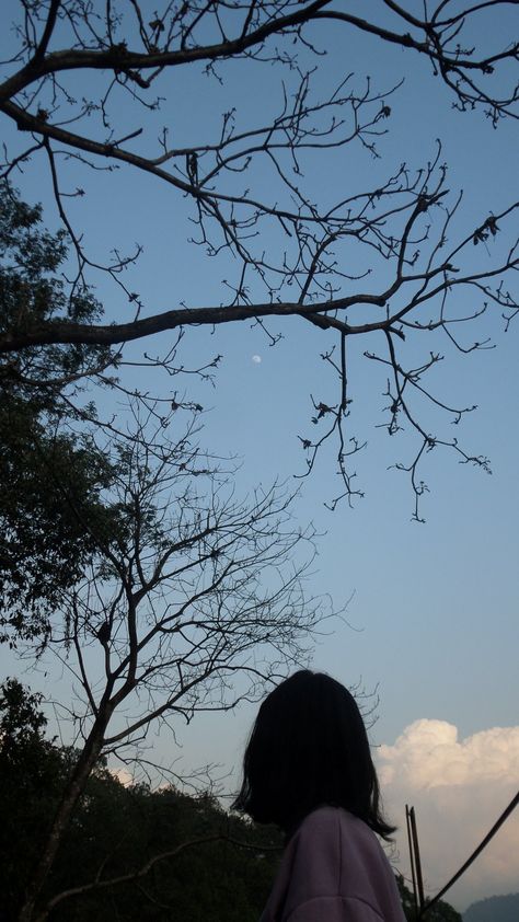 Short Hair, Moon, Hair