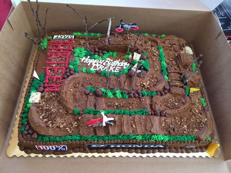 outdoor motorcross track cake Visit https://store.snowsportsproducts.com for endorsed products with big discounts. Motorbike Track Cake, Dirt Bike Track Cake, Track Cake Ideas, Motocross Cake, Dirt Bike Track, Bicycle Party, Man Cakes, Farm Birthday Cakes, Dirt Bike Party