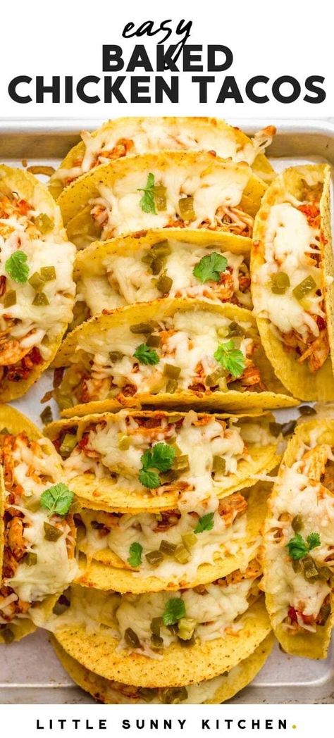 Best Tacos Ever, Chicken With Salsa, Rotisserie Chicken Tacos, Chicken Salsa, The Best Tacos, Chicken Tacos Easy, Baked Chicken Tacos, Best Tacos, Chicken Taco Recipes