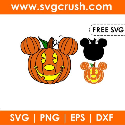 Mickey Pumpkin Svg, Disney Halloween Svg Free Files, Pumpkin Svg Free, Shirt Svgs, Circuit Machine, Halloween Svgs, Types Of Graphic Design, Mickey Mouse Pumpkin, Turtle Wall Art