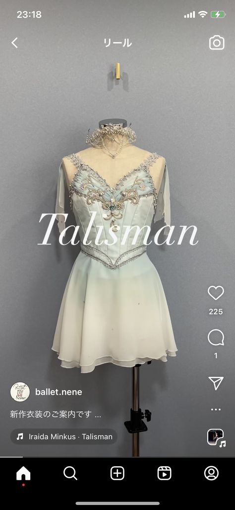 Talisman Ballet Costume, Talisman Ballet, Ballet Fits, Ballet Costume, Ballet Dress, Ballet Costumes, Figure Skating Dresses, Skating Dresses, Dance Costume