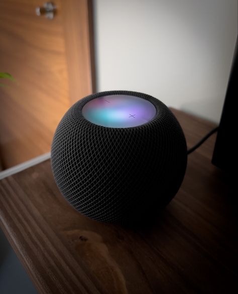 The HomePod Mini is a great device. Apple Home Pod Mini, Apple Home Pod, Manchester Flat, Home Pod, Apple Homepod Mini, Homepod Mini, Pod House, Wishlist 2024, Apple Technology