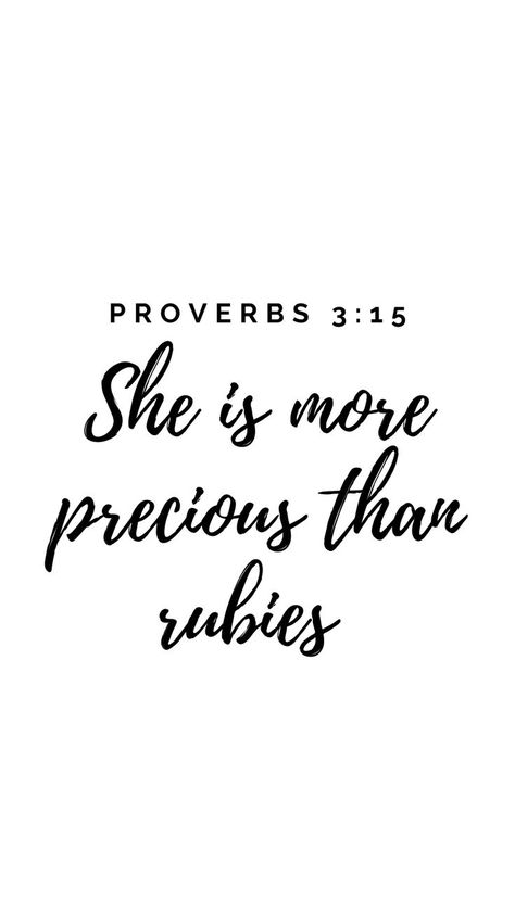 More Precious Than Rubies, Spirituality Affirmations, Faith > Fear, Bible Quotes Wallpaper, Powerful Bible Verses, Get Closer To God, Christian Prints, Bible Promises, Bible Study Lessons