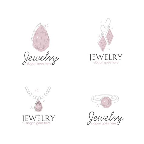 Logo For Accessories Shop, Bracelet Logo Design, Accessories Logo Design Ideas, Jewelry Logo Design Ideas, Jewelry Shop Logo, Jewelry Logo Inspiration, Logo For Jewelry, Jewelry Logo Ideas, Jewelry Brand Logo