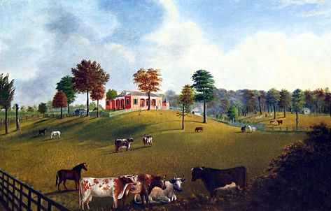 Farm Paintings, Farm Art, Henri Rousseau, Hur Man Målar, National Gallery Of Art, Naive Art, Canvas Print Wall, Art Sur Toile, Folk Art