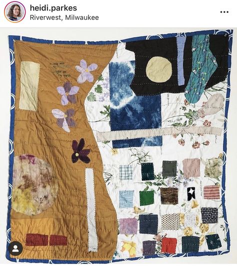 Heidi Parkes Quilts, Heidi Parkes, Story Quilts, Textile Inspiration, Fabric Collage, Quilting Inspiration, Textile Fiber Art, Bedspreads, Fiber Arts