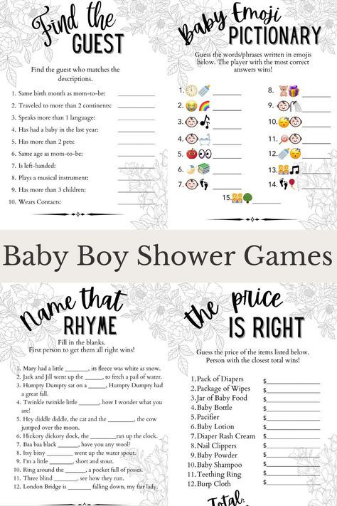 Fun baby shower games hilarious