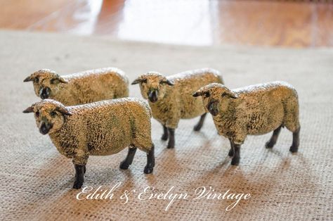 Diy Sheep, Primitive Easter Decor, Farmhouse Vases, Sheep Decor, Free Cross Stitch Charts, Easter Lamb, Hobbies For Kids, Lamb Decorations, Primitive Decorating Country