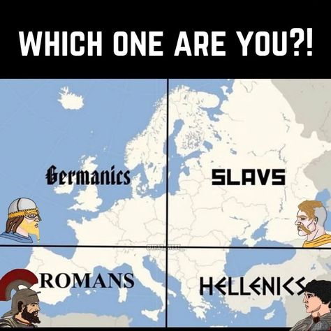 Which one are you ⁉️ (Roughly 🤣) If you aren’t represented here, where are you from? Let us know ‼️ #homeland #boysmemes #selfimprovement #selfdiscipline #motivationmemes #motivation #historypost #history #heritage Motivational Memes, History Jokes, History Nerd, Military Humor, History Humor, Alternate History, Us History, Funny Video Memes, Which One Are You