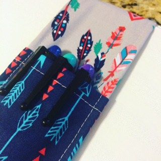 Pen Pocket Organizer | Sewing Tutorial | DIY Organization | pen holder Pen Sleeve Pattern, Bible Pen Holder Diy, Fabric Pen Holder, Lanyard Pen Holder Pattern, Fabric Pen Holder Pattern, Pen Pouch Diy, Pouch Cases With Pen Holders For Daily Use, Pens Holder, Planner Pens Holder