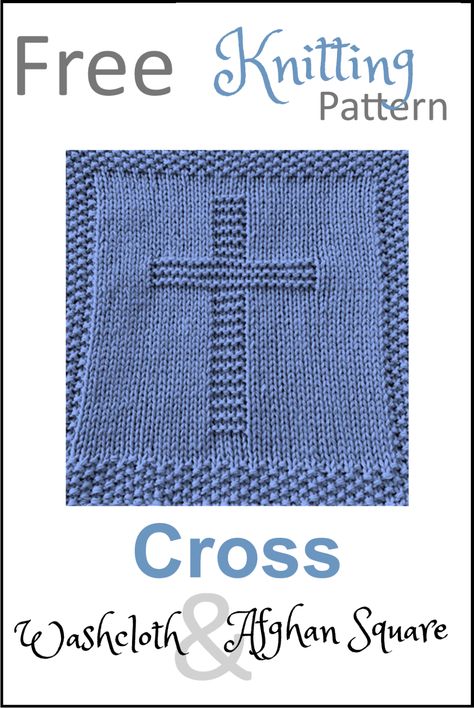 Cross Knitting Pattern, Drake Blanket, Knitting Patterns Free Blanket Squares, Daisy And Storm, Knit Squares, Knitted Dishcloth Patterns Free, Blanket Squares, Knit Dishcloth Pattern, Knitted Washcloth Patterns