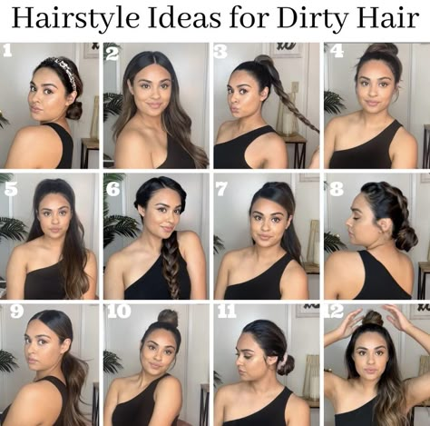 Easy Hair Up, Choppy Hairstyles, 2020 Hairstyles, Greasy Hair, Hair Prom, Greasy Hair Hairstyles, Work Hairstyles, Hair Up Styles, Oily Hair