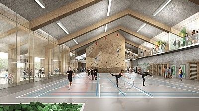 Gallaudet University, Educational Architecture, Multipurpose Hall, University Architecture, Library Architecture, 3d Architectural Visualization, Architecture Collage, Sport Hall, Architectural Visualization