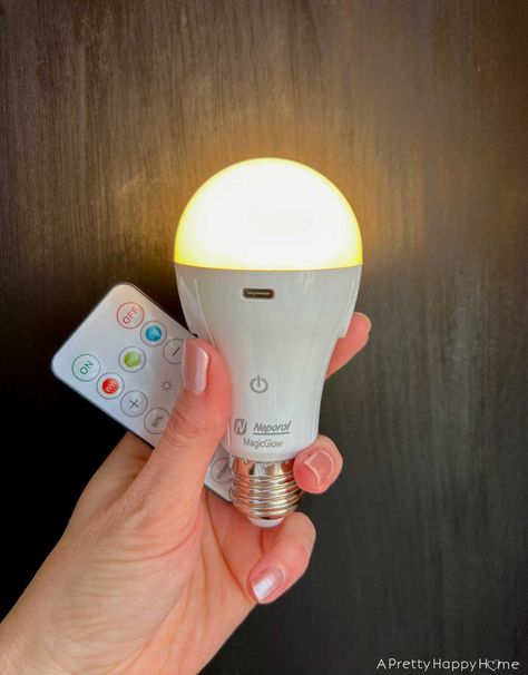 Rechargeable light bulbs are a bright idea for those areas where you don't have an outlet or hardwired light. Magic Light Bulb, Rechargeable Light Bulb Hack, Battery Operated Light Bulbs, Battery Operated Light Bulb, Cordless Lights, Battery Light Bulb, Rechargeable Light Bulb, Rechargeable Lights, Wireless Light Bulb