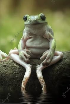 Frogs Sitting Like Humans, Frog Facing Forward, Cute Frog Photography, Turtle Reference Photo, Frog Laying Down, Sitting Frog Tattoo, Frog Standing Up, Cute Frog Photos, Frogs Doing Human Things