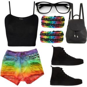 Gay Pride Outfit Pride Outfit Ideas, Lgbtq Outfit, Pride Parade Outfit, Gay Outfits, Lesbian Outfits, Gay Outfit, Fest Outfits, Rainbow Outfit, Pride Outfit