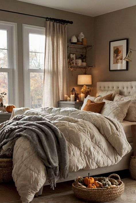 Fall Furniture , Autumn Cozy Fall ,Decor Easy Fall ,
Decor Neutral Fall ,Decor Fall ,Decor Inspiration ,Fall Decor Ideas Autumn Themed Bedroom, Fall Bedding Bedrooms, Room Inspo Ideas, Cozy Bedroom Furniture, Warm Bedroom Colors, Ad Inspiration, Fall Bedroom Ideas, Fall Furniture, Fall Room