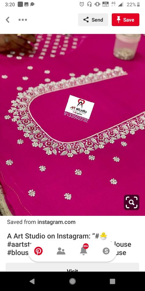 Pink Blouse Machine Work Designs, Maggam Work Blouse Designs Simple Short Hands, Pink Blouse Silver Maggam Work, Silver Aari Work Blouse Simple Design, Silver Zardosi Work Blouse, Silver Jari Work Blouse Design, Silver Maggam Work Blouse Designs, Silver Zari Work Blouse, Boat Neck Blouse Design