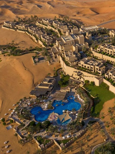 Abu Dhabi Resort | Qasr Al Sarab Desert Resort by Anantara Abu Dhabi Desert, Desert Resort Architecture, Sahara Desert Glamping, Masterplan Architecture, Qasr Al Sarab Desert Resort, Anantara Qasr Al Sarab Desert Resort, Desert Safari Dubai, Desert Resort, Nature Art Drawings