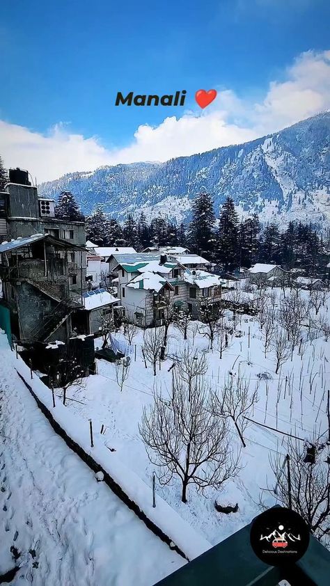 In Manali, nothing is expected and everything is perfect✨️✨️✨️❄️☃️ . . . #manali #india #himachal #travel #himachalpradesh #himalayas #mountains #nature #shimla #kullu #photography #travelphotography #incredibleindia #wanderlust #leh #travelgram #kasol #chamba #delhi #love #ladakh #instahimachal #trip #mandi #adventure #instagood #manalidiaries Manali Travel, Himachal Travel, Manali Trip, Manali India, Travel Instagram Ideas, Travel Destinations In India, India Travel Places, Everything Is Perfect, Travel Infographic