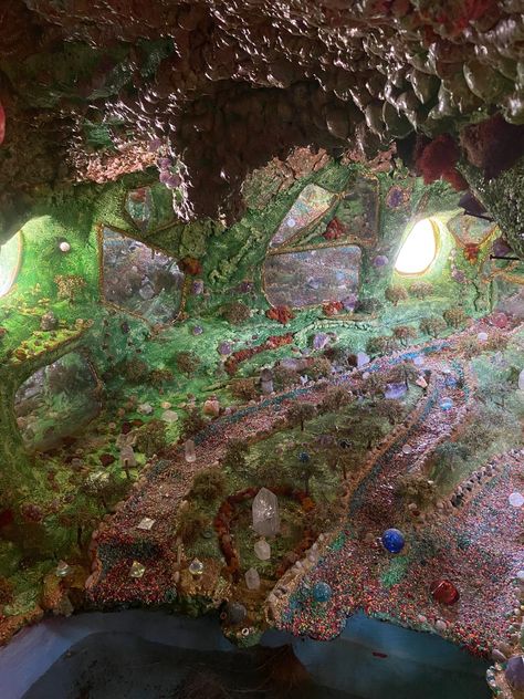 Bob's Crystal Cave – Yucca Valley, California - Atlas Obscura Crystal Cave Aesthetic, Gem Cave, Apocalypse Armor, Yucca Valley California, Fraggle Rock, Yucca Valley, Atlas Obscura, Crystal Cave, Cave In