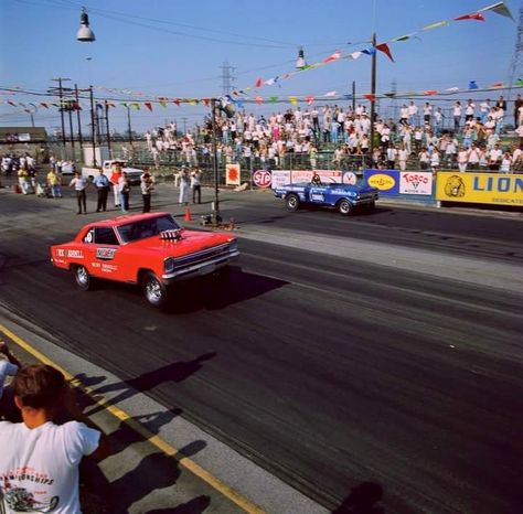 Vintage Drag Racing - Lions Drag Strip Street Drag Racing, Vintage Drag Racing, Drag Strip, Drag Racing Cars, Drag Racer, Street Racing, Drag Cars, Car Humor, Drag Race