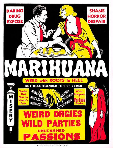 Reefer Madness, Funny Vintage Ads, Pin Up Vintage, Old Advertisements, Vintage Medical, Retro Ads, Propaganda Posters, Old Ads, Vintage Humor